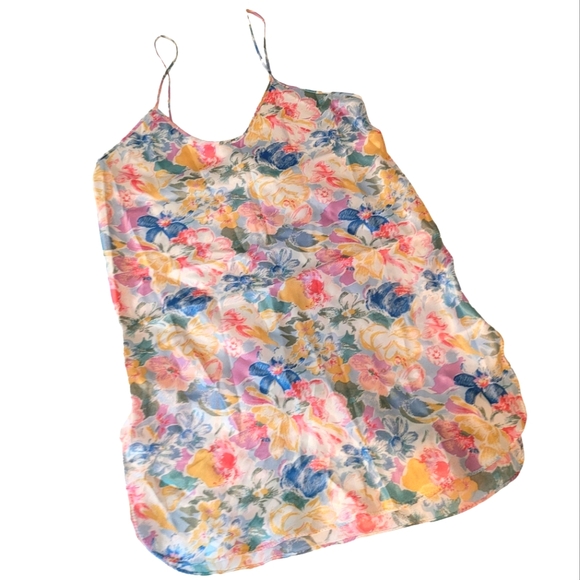ME 2 BY MISS ELAINE | Floral Chemise, Sz. M - Picture 3 of 7